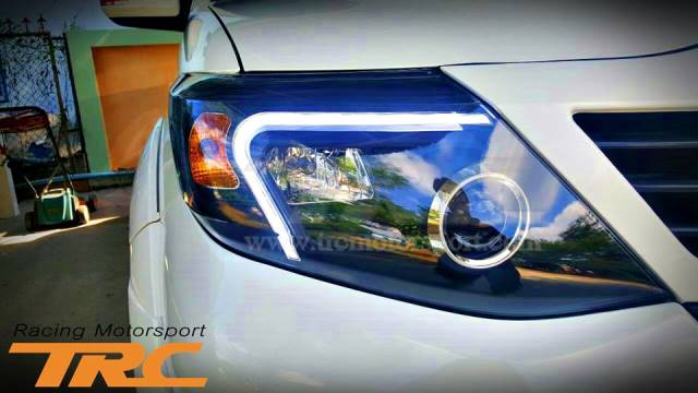 ไฟหน้า FORTUNER 2012 Projector L-BAR SONAR โคมดำ